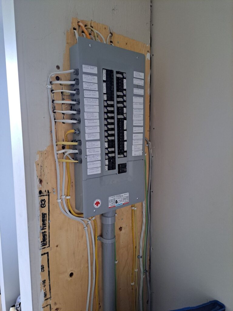 panel upgrade, electrician near me, electrical wiring, renovation electrical work, barrie, orillia, simcoe county, coldwater, midland, pot light installation, basement wiring